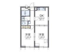 レオパレスグローリアの間取り画像