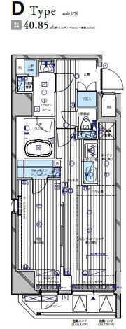 メインステージ東上野の間取り画像
