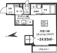 アネーロ経堂の間取り画像