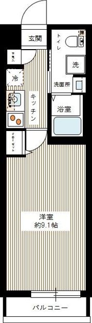 XEBEC池上IIの間取り画像
