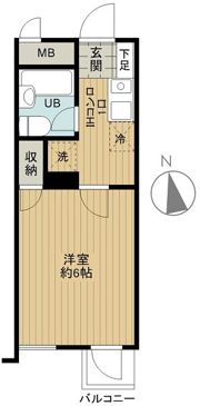 フェニックス代々木上原の間取り画像