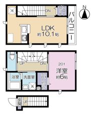 ジョリーメゾン高松の間取り画像