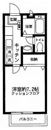 パークハイツAの間取り画像