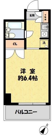 コスモ亀有Vの間取り画像
