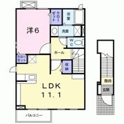 アヴェニューハマノの間取り画像