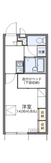 レオパレスプレジャータウンIIの間取り画像