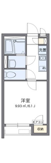 クレイノPOP花田の間取り画像
