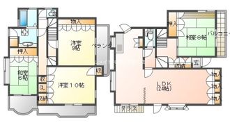 牧野邸の間取り画像