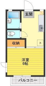 フローラコートの間取り画像