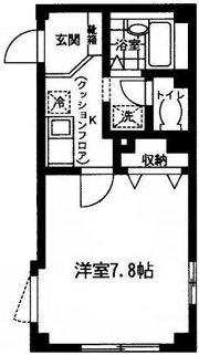 ヴィラフルールの間取り画像