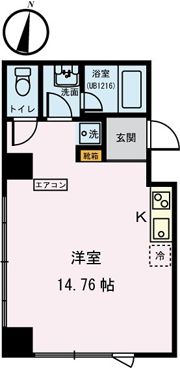 パルク北参道の間取り画像