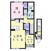 ドミール トキワの間取り画像