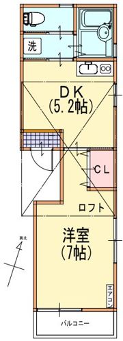 ルーミー川崎の間取り画像