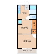 キャッスルハイツの間取り画像