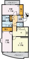 クレール祖師谷の間取り画像
