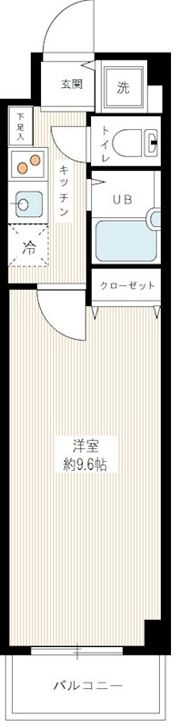 ヴィータローザ東雪谷の間取り画像