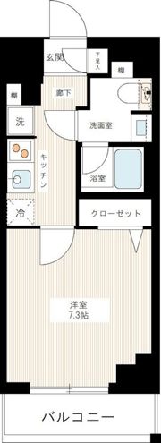 AZEST千住大橋の間取り画像