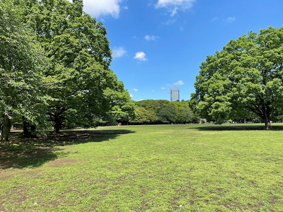 近くの都立代々木公園原宿門まで1,152m（徒歩15分）