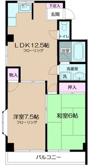 アルファパレスの間取り画像