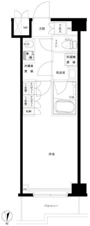 ルーブル川崎中丸子参番館の間取り画像