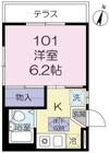 K1ハウスの間取り画像