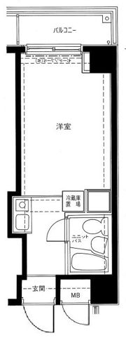 メインステージ新丸子駅前の間取り画像