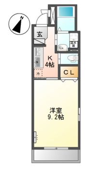 サンライトRitsuの間取り画像