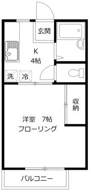 パークハイツの間取り画像