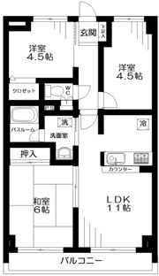 ファーストシティ大宮の間取り画像