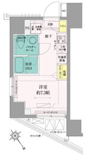 AZEST関内の間取り画像