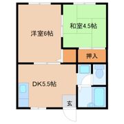 フラワーハイツBの間取り画像