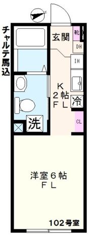 チャルテ馬込の間取り画像