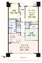 レーベンハイム蕨クラファスの間取り画像