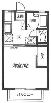 ソレイユ鷹の道の間取り画像