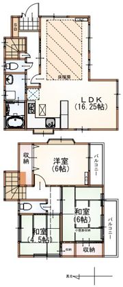 国分寺 戸建の間取り画像