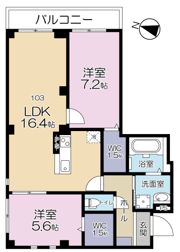 A.FLAT IIの間取り画像