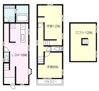 小杉陣屋町戸建の間取り画像