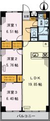 小日向マンションの間取り画像