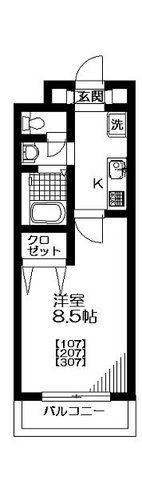 ウーノルミノーゾの間取り画像