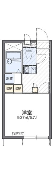 レオパレスアマランサスの間取り画像