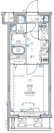 ディアレイシャス等々力の間取り画像