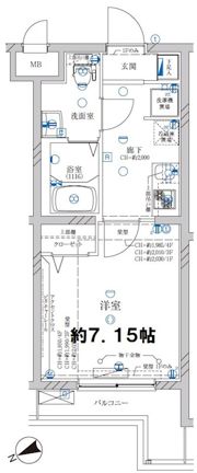 ディアレイシャス成増の間取り画像