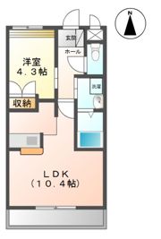 グランディールAOKIの間取り画像
