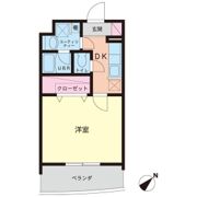 ハイツ浜Iの間取り画像
