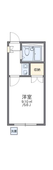 レオパレスフォンテーヌの間取り画像