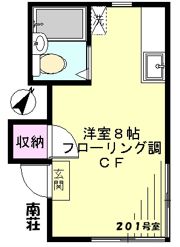 南荘の間取り画像