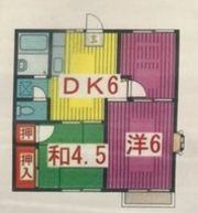 グランデュールAS（3DK）の間取り画像