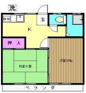 アサヒコーポの間取り画像