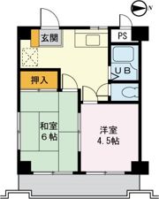 グリーンハイム吉澤IIの間取り画像