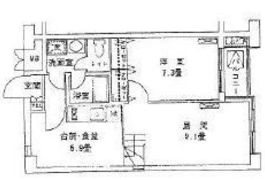 プラザ南大井の間取り画像